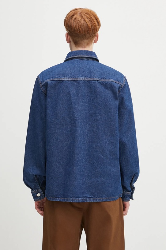 Odzież Lacoste koszula jeansowa CH9222 granatowy