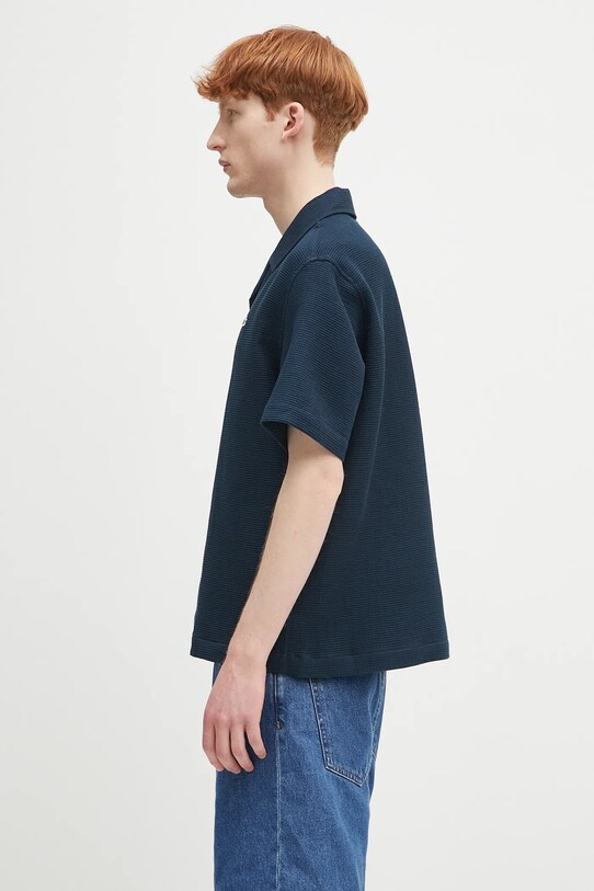 Lacoste camicia in cotone CH9924 blu navy SS25