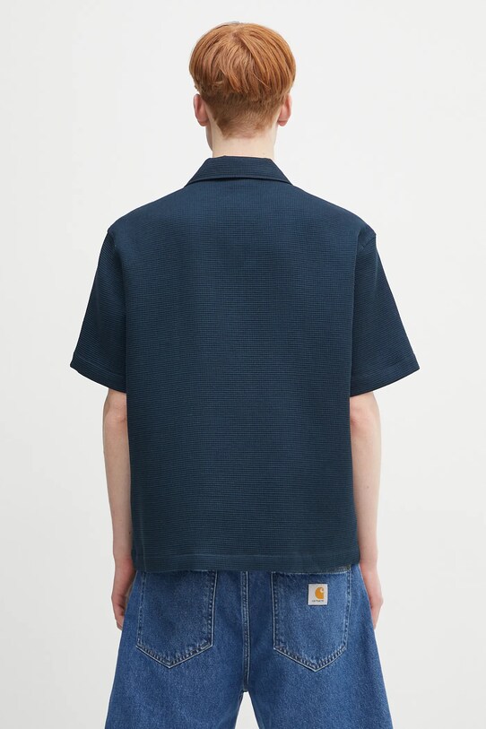Abbigliamento Lacoste camicia in cotone CH9924 blu navy