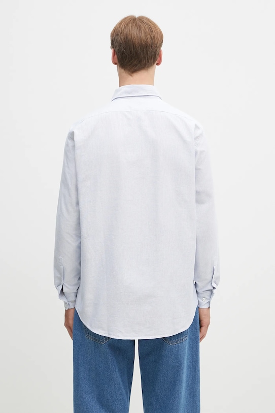 Odzież No Problemo koszula bawełniana No Problemo LS Stripe Shirt NP4010103 niebieski