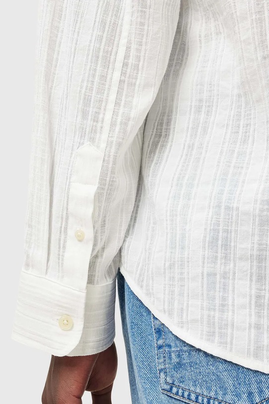 Oblečenie Bavlnená košeľa AllSaints KARMI M040SC biela