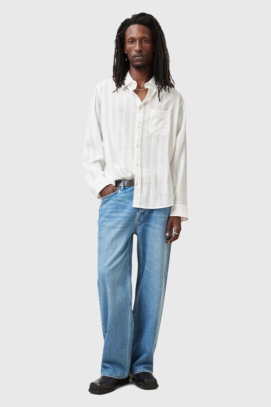 AllSaints camasa din bumbac KARMI M040SC