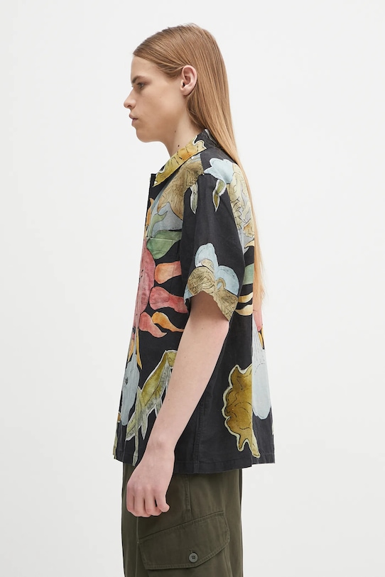 Our Legacy linen shirt Box M2252BSP multicolor SS25