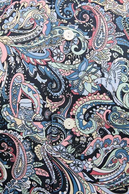 Eton koszula bawełniana 100013133 granatowy