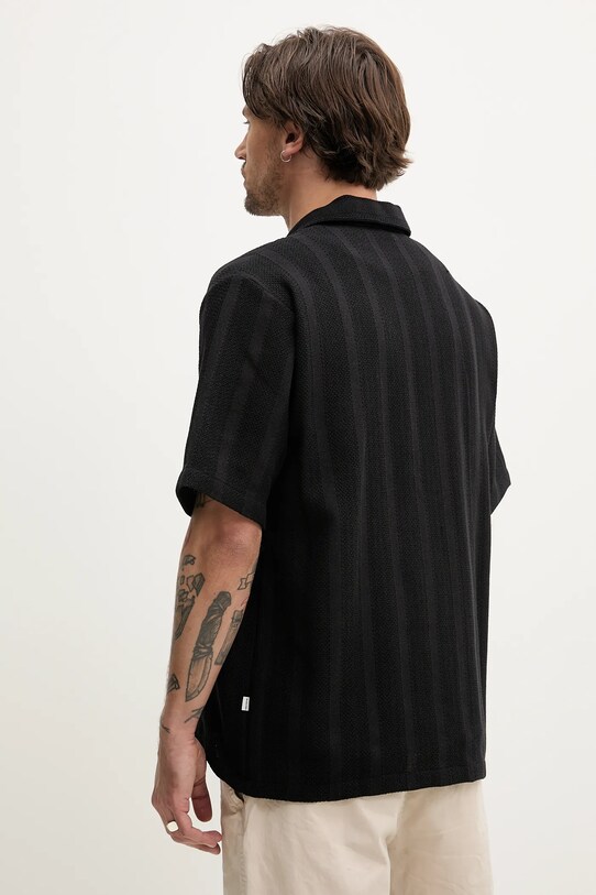 Odzież Resteröds koszula Kirk Shirt 10251.7400 czarny