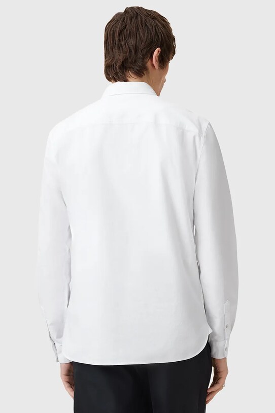 AllSaints camasa din bumbac HAVEN alb M123SC