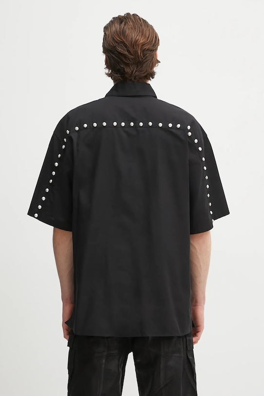 Odzież AMBUSH koszula Pearl Button Shirt 12115313 czarny