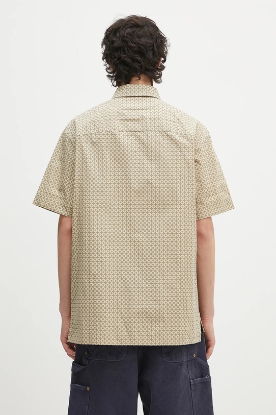 Odzież A.P.C. koszula bawełniana Chemisette Ross COHFY.H12541 beżowy