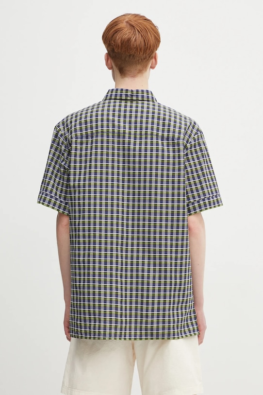 Oblečenie Bavlnená košeľa A.P.C. Chemisette Ross COHGA.H12541 tmavomodrá