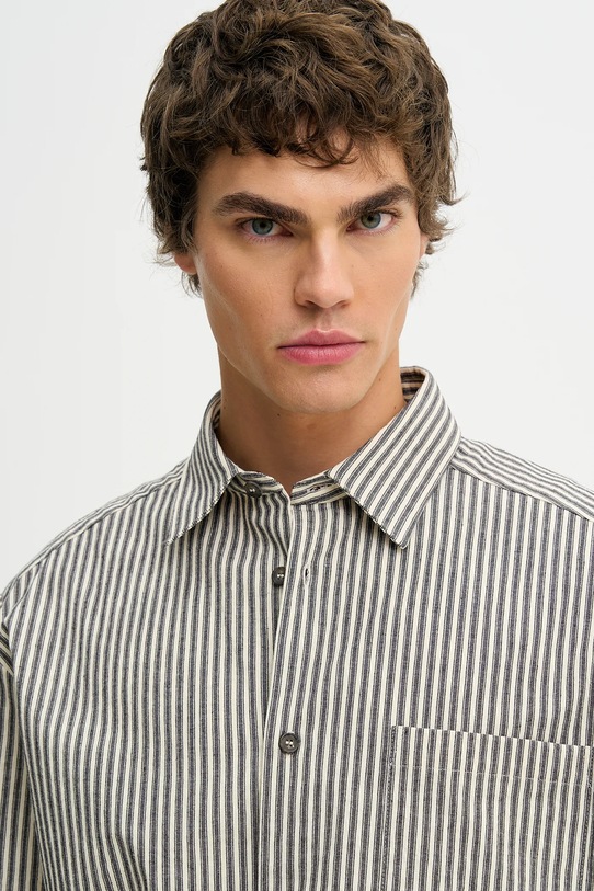 Памучна риза A.P.C. Surchemise Malo бежов COHGG.H32023