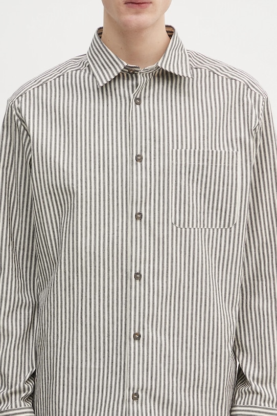 A.P.C. koszula bawełniana Surchemise Malo czarny COHGG.H32023