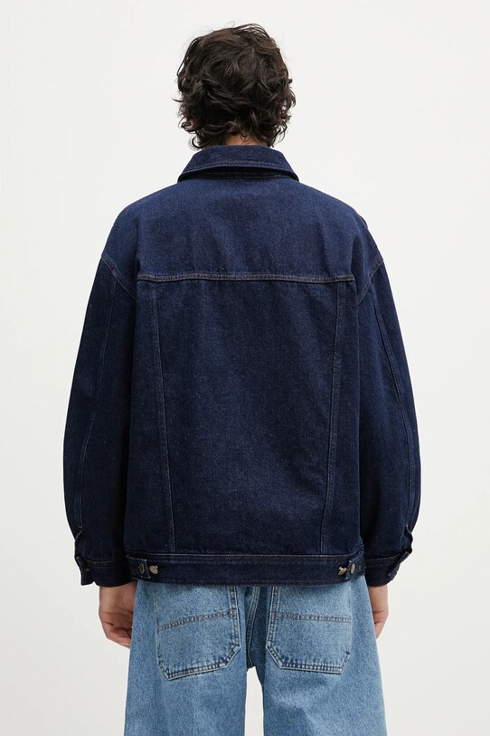 Džínová bunda A.P.C. Blouson Elvis COHJI.H02913 námořnická modř SS25