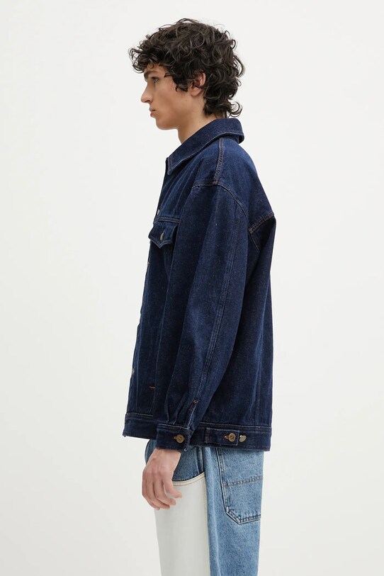 Oblečení Džínová bunda A.P.C. Blouson Elvis COHJI.H02913 námořnická modř