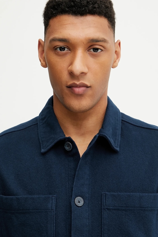 Fjallraven kurtka koszulowa Singi Flannel Overshirt M granatowy F12600226.555