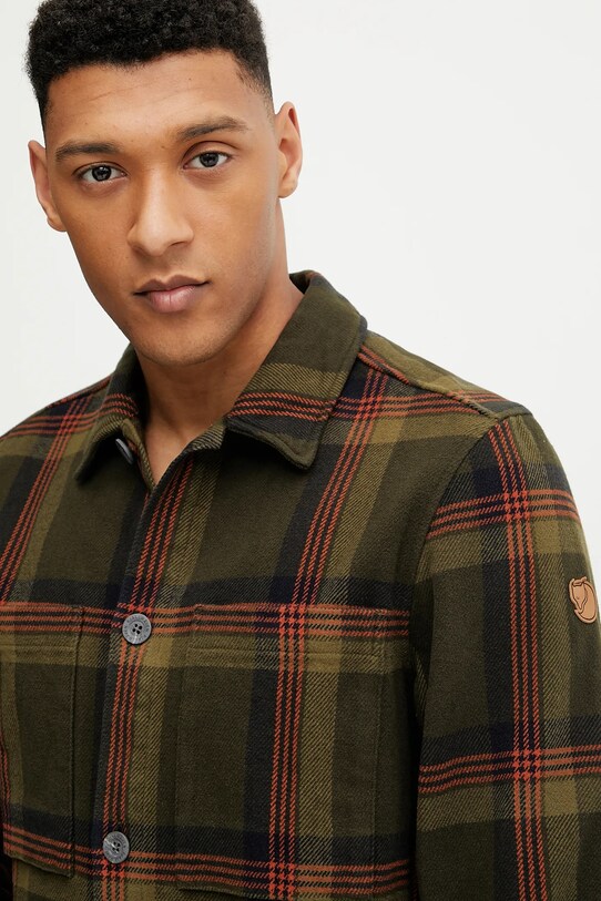Fjallraven jacheta de exterior Singi Flannel Overshirt M verde F12600226.662.555