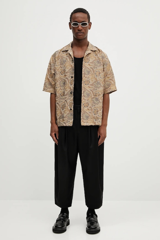 Сорочка Needles Cabana QV117 бежевий