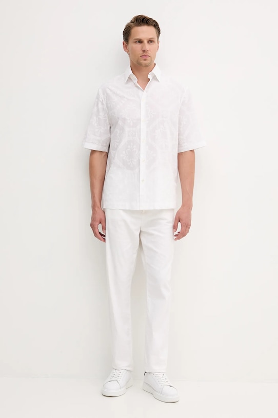 Бавовняна сорочка United Colors of Benetton 5UBMUQ05P білий SS25