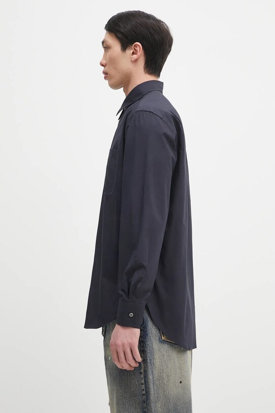 Paul Smith koszula bawełniana M1R.428Z.P02630 granatowy SS25