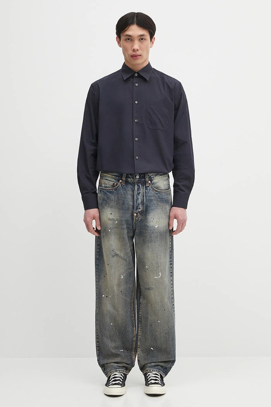 Памучна риза Paul Smith M1R.428Z.P02630 тъмносин