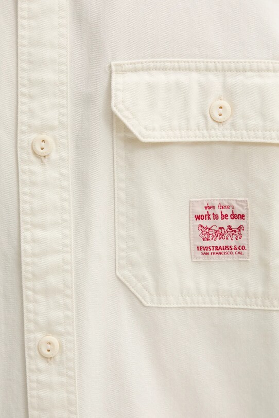 Levi's cămașă din bumbac SS DALTON WORKER WW 001TA bej