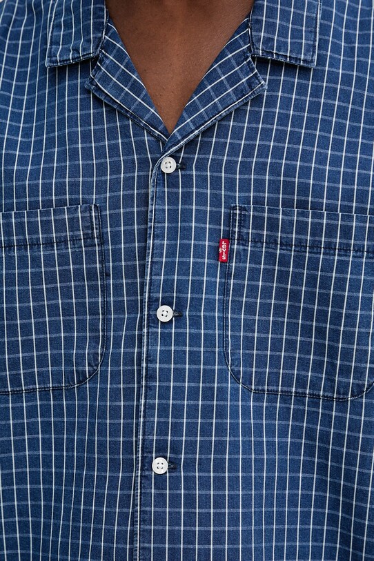 Košile Levi's S/S CLASSIC CAMPER 21976 modrá