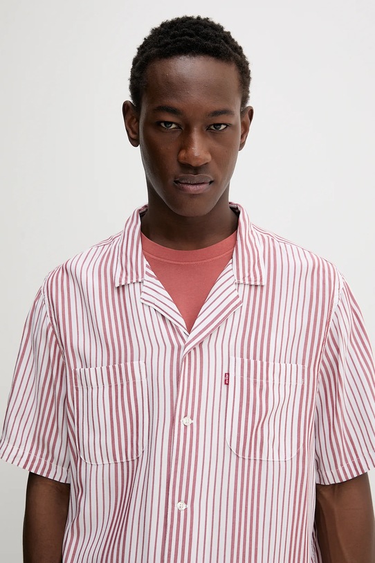Košile Levi's S/S CLASSIC CAMPER červená 21976