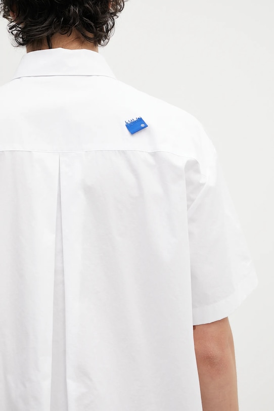 Ader Error cămașă din bumbac Apparel-Top alb BN42FYSH0202WH