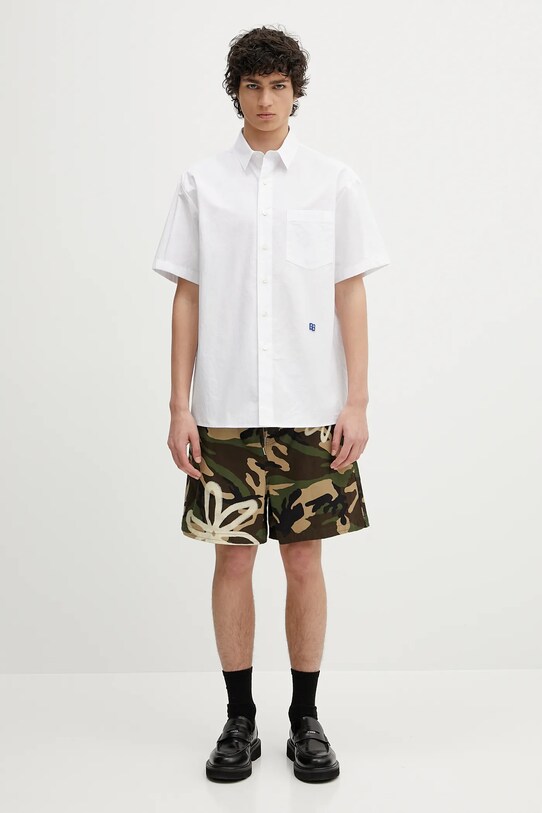 Ader Error cămașă din bumbac Apparel-Top BN42FYSH0202WH alb