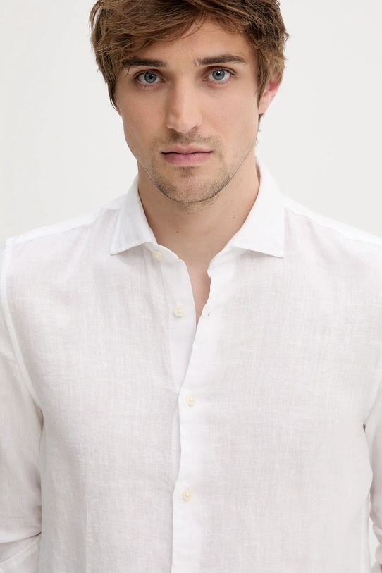 Marc O'Polo koszula lniana biały 524742842460