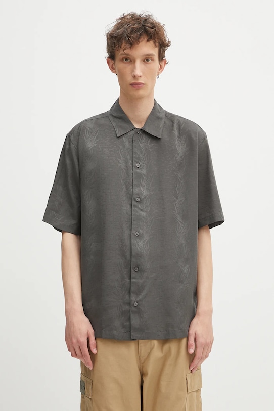 Рубашка Samsoe Samsoe Saayo casual зелёный M25100066