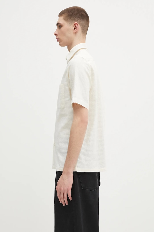 Льняная рубашка Samsoe Samsoe Sataro M25100063 бежевый SS25