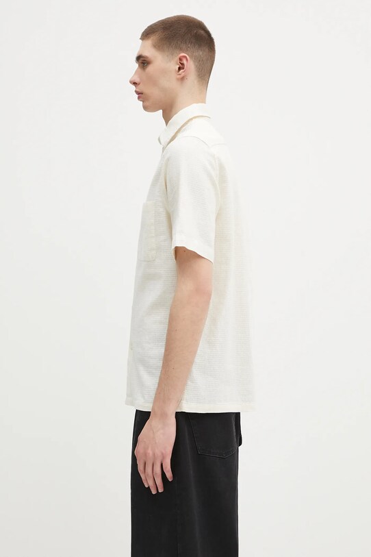 Lanena košulja Samsoe Samsoe Sataro M25100063 bež SS25