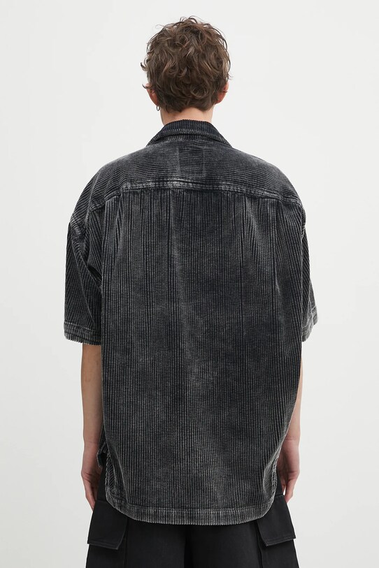 Odzież Maison MIHARA YASUHIRO koszula bawełniana Amateur Sewn S/S Shirts A14SH084 czarny