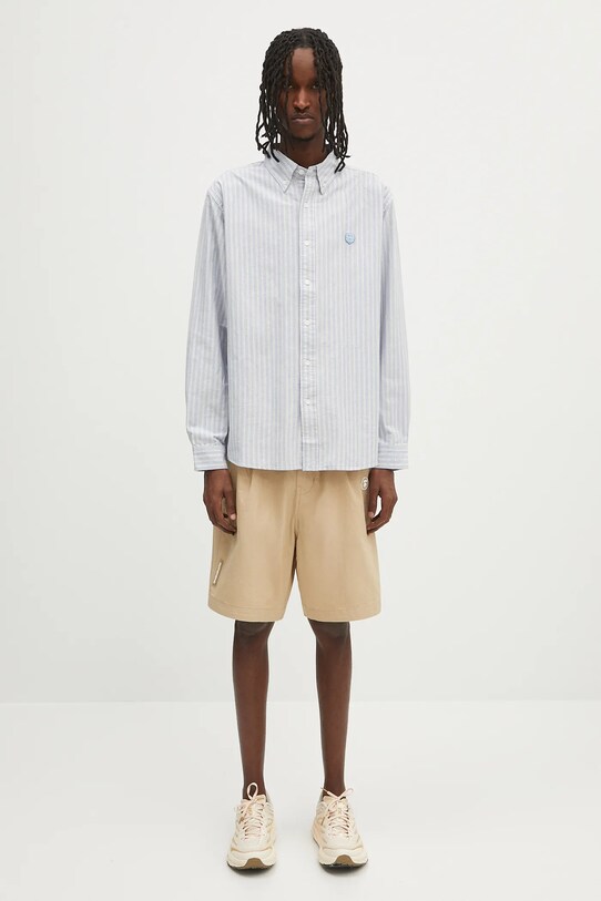 Бавовняна сорочка Human Made Striped Bd Shirt HM29SH011