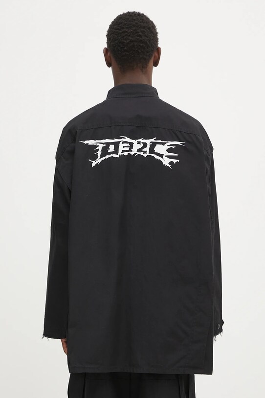 Oblečenie Bavlnená košeľa 032C 'Intermission' S25.URW.1402.000 čierna