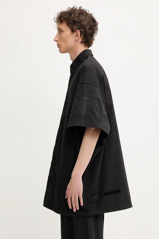 032C camicia 'My Own Mind' S25.MRW.1301.000 nero SS25