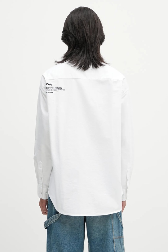 Одяг Бавовняна сорочка AAPE Now Long AAPSTM8512XXO білий