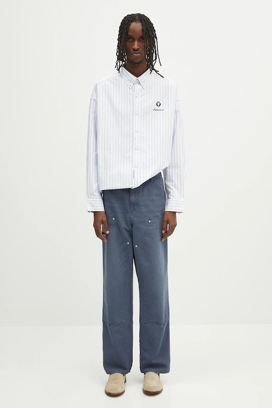 Бавовняна сорочка AAPE Now Long AAPSTM8513XXO білий