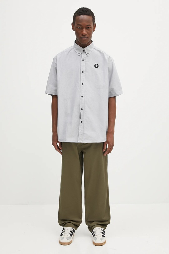 Бавовняна сорочка AAPE Now Short AAPSRM8516XXO чорний