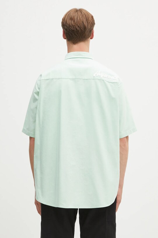 Odjeća Pamučna košulja AAPE Now Short AAPSRM8516XAO zelena