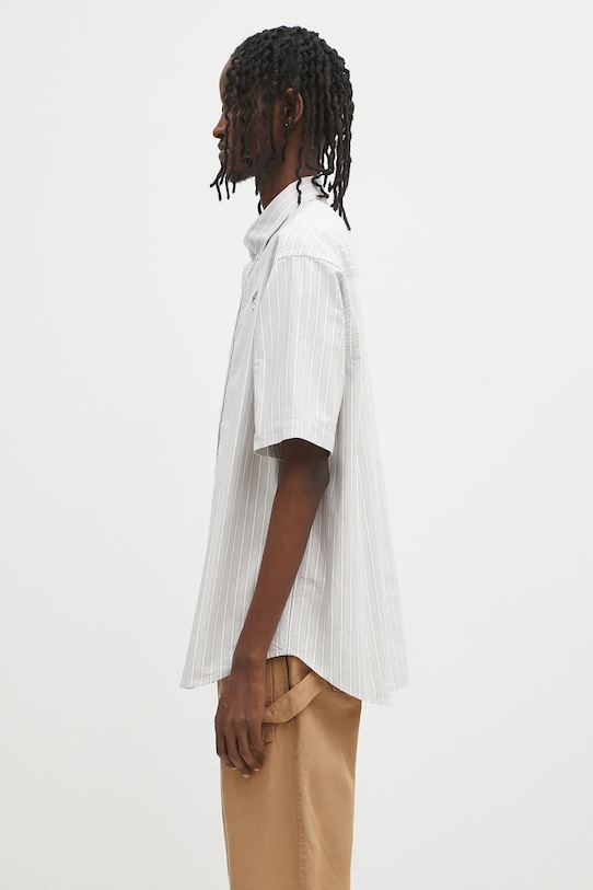 Βαμβακερό πουκάμισο AAPE Now Short AAPSRM8517XXO μπεζ SS25