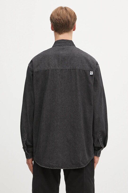 Clothing AAPE denim shirt Now Long AAPSTM8511XXO black