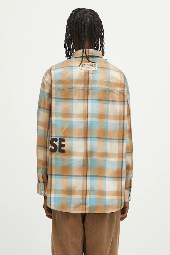 Одяг Бавовняна сорочка AAPE Main Long AAPSTM8522XXO бежевий