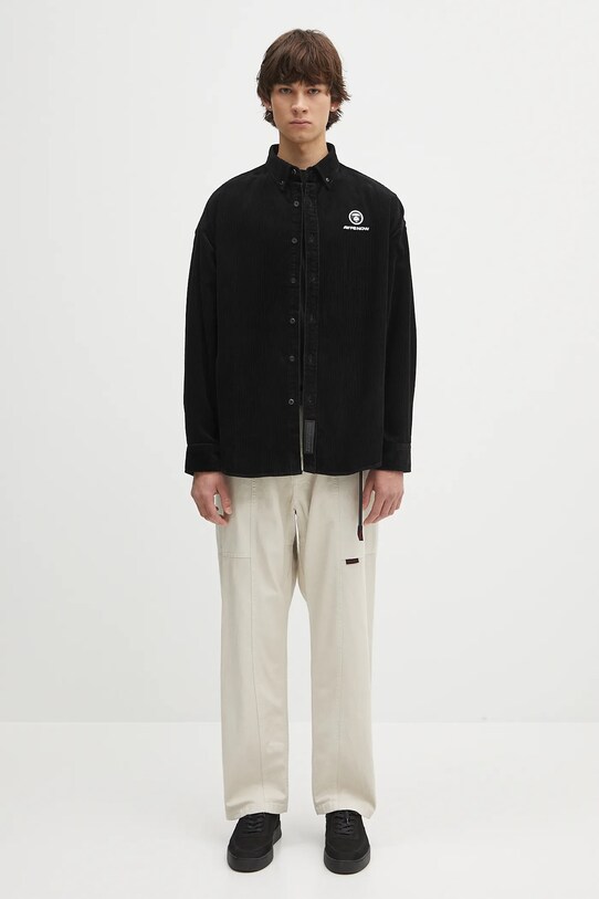 Manšestrová košile AAPE Now Long Sleeve AAPSTM8499XXN