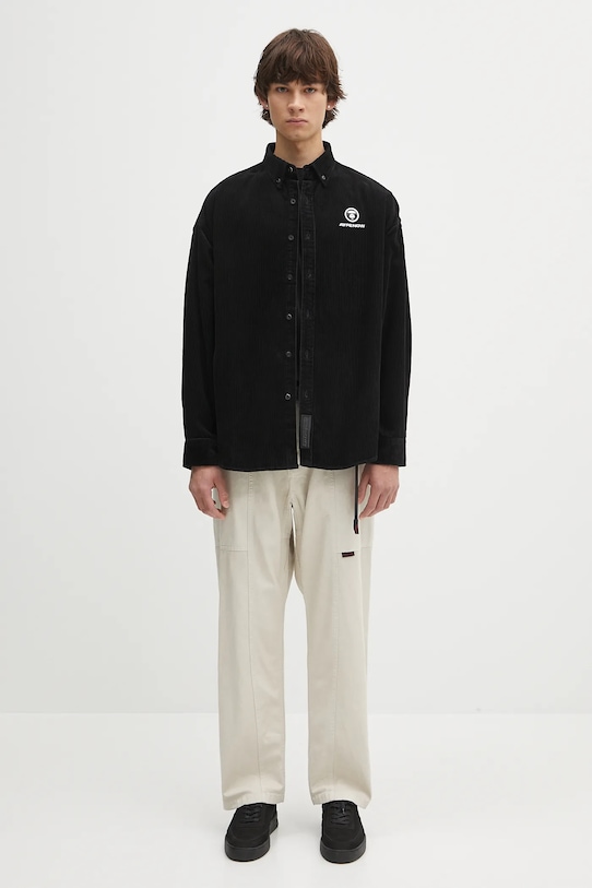 Menčestrová košeľa AAPE Now Long Sleeve AAPSTM8499XXN