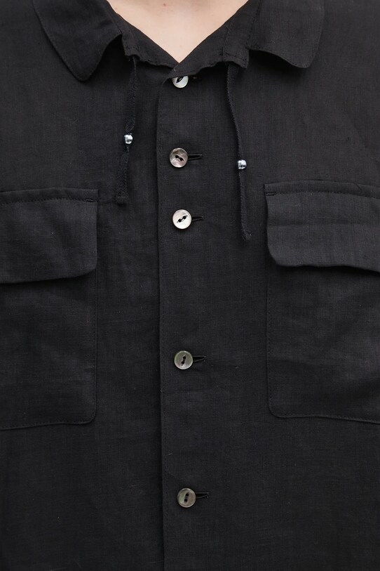 Льняная рубашка Undercover Shirt blouse чёрный UC1E4408.1