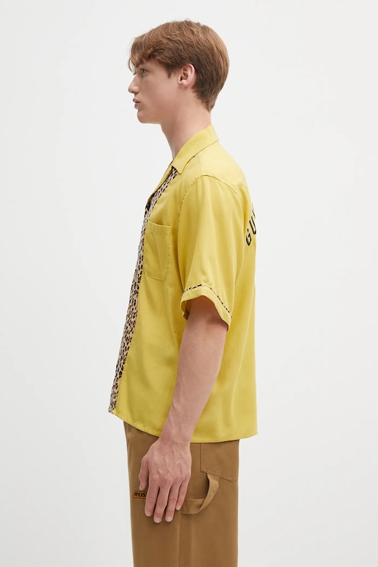 Wacko Maria camicia switching 25SS.WMS.OC16 giallo SS25