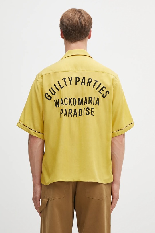 Abbigliamento Wacko Maria camicia switching 25SS.WMS.OC16 giallo