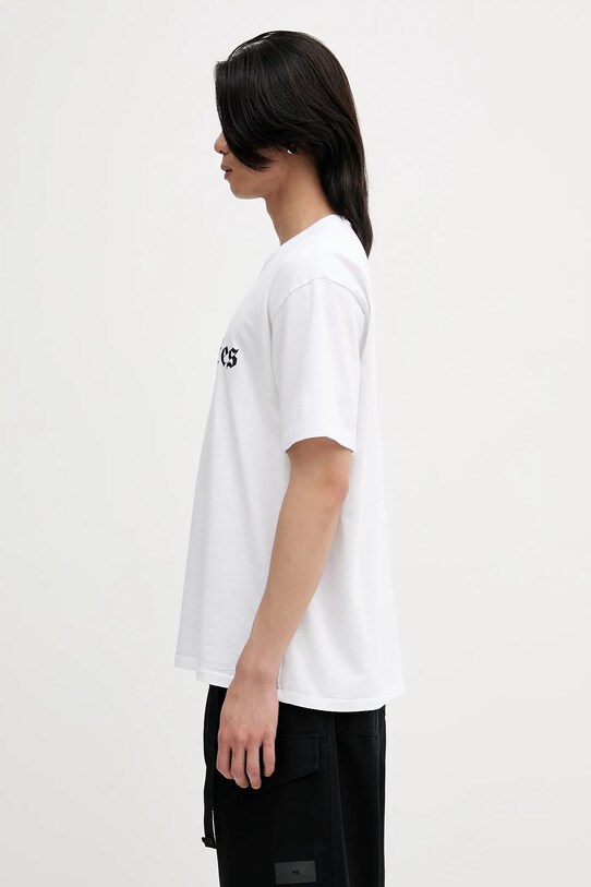 Wacko Maria t-shirt bawełniany washed heavy weight 25SS.WMT.WT04 biały SS25