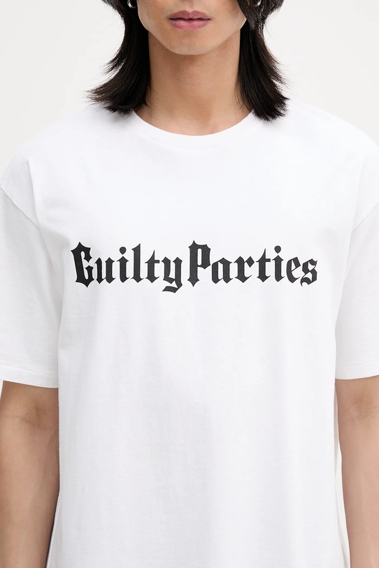 Хлопковая футболка Wacko Maria washed heavy weight белый 25SS.WMT.WT04